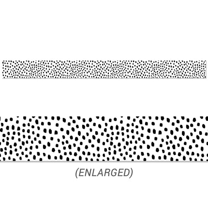 Black Messy Dots EZ Border
