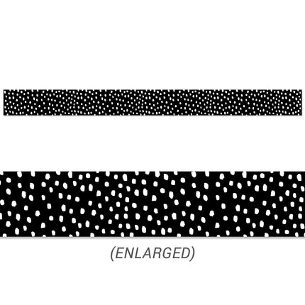 Messy Dots on Black EZ Border