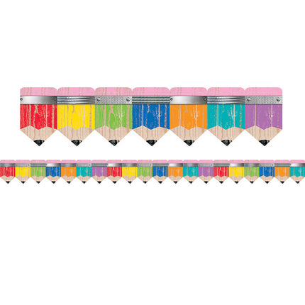 Upcycle Style Rustic Pencils EZ Border