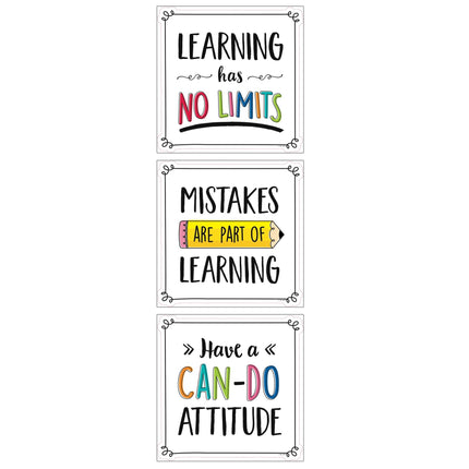 Positive Mindset 10" Designer Cut-Outs