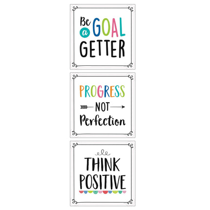 Positive Mindset 10" Designer Cut-Outs