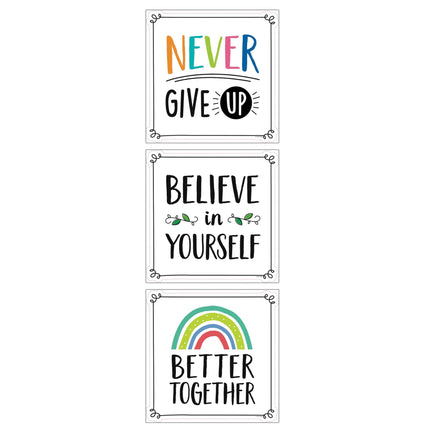 Positive Mindset 10" Designer Cut-Outs