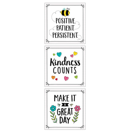 Positive Mindset 10" Designer Cut-Outs