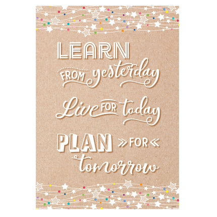 Learn. Live. Plan. Inspire U Poster