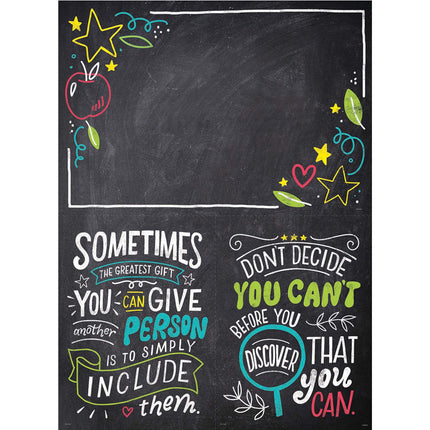 Chalk It Up! School Time Fun Bulletin Board Set