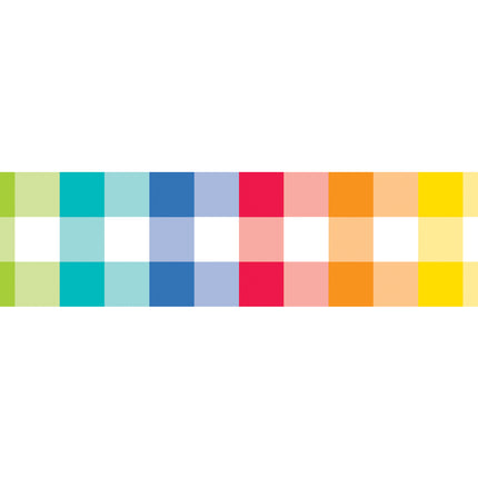 Core Decor Rainbow Buffalo Check EZ Border