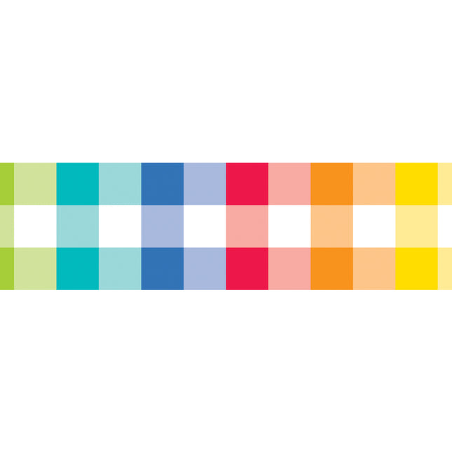 Core Decor Rainbow Buffalo Check EZ Border