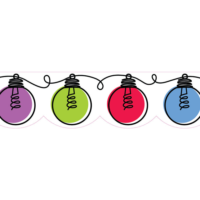 Core Decor Colorful Doodle Lights EZ Border