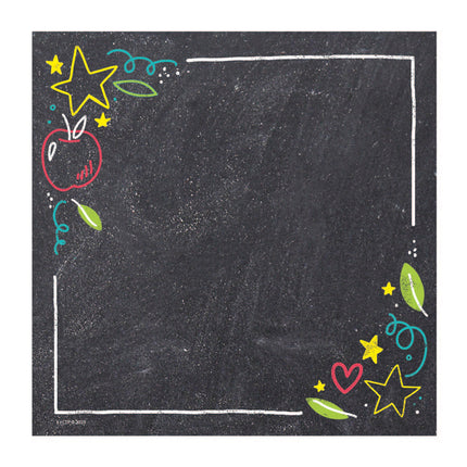 Colorful Chalk Cards 6 Inch Designer Cut-Outs, Pack of 36