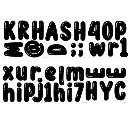 Core Decor Bubble Letters Designer Letters