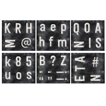 Chalk It Up! Colorful Chalk Designer Letters