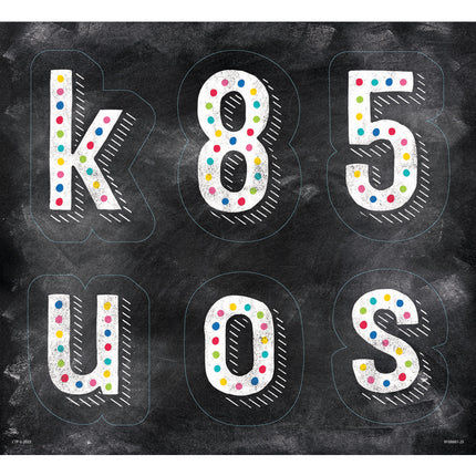 Chalk It Up! Colorful Chalk Designer Letters