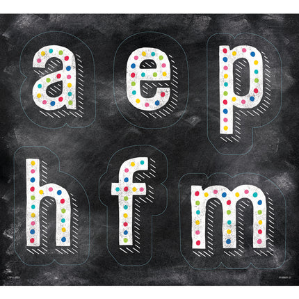 Chalk It Up! Colorful Chalk Designer Letters