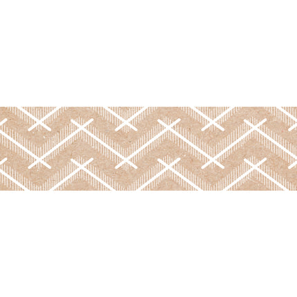 Krafty Pop Kraft Chevron EZ Border