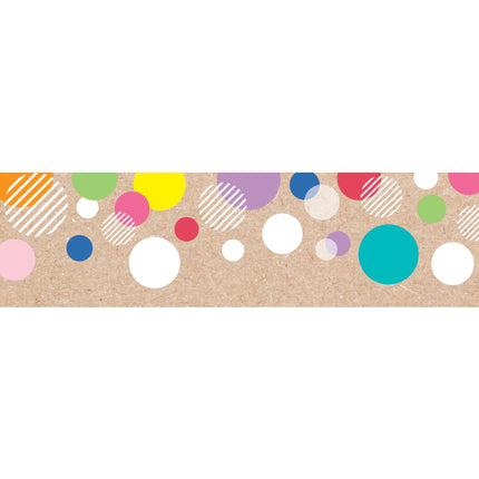 Krafty Pop Colorful Kraft Bubbles EZ Border