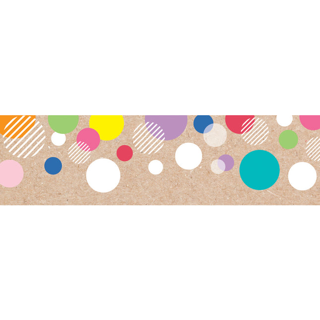 Krafty Pop Colorful Kraft Bubbles EZ Border