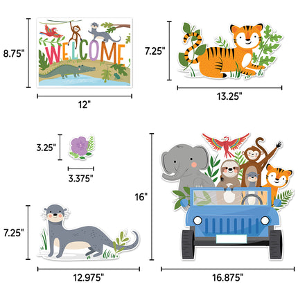 Jungle Friends Bulletin Board Set