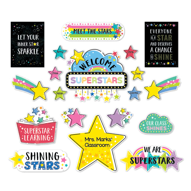 Shine Bright Bulletin Board Set