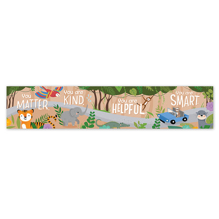 Jungle Friends Welcome Banner