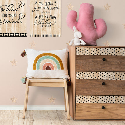 Polka Dots On Wood Cd Ez Border