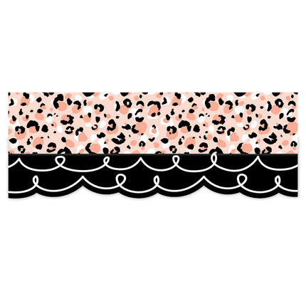 Blush Leopard Jungle Friends Border