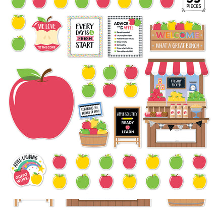 Apple Time Bulletin Board Set