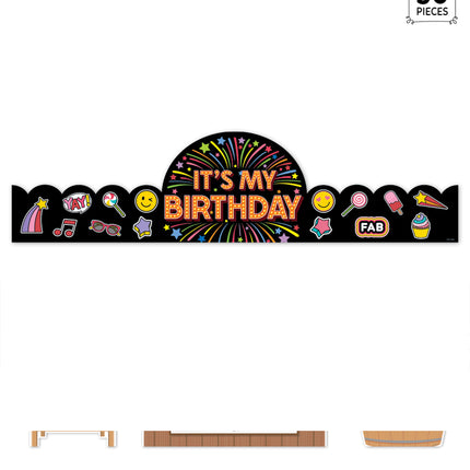 Core Decor Happy Birthday Crowns, Pack of 30