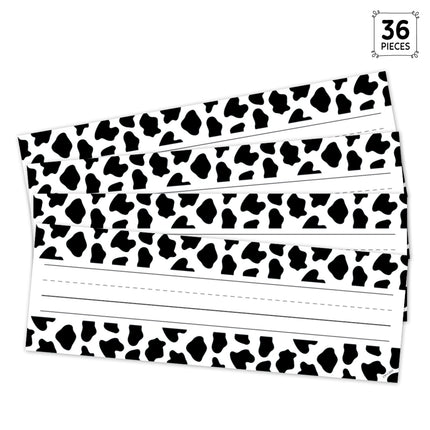 Farm Friends Cow Print Name Plates