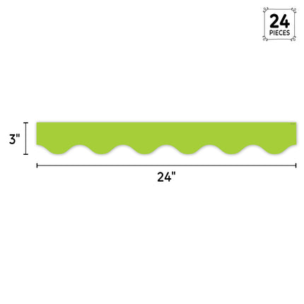Core Decor Lime Wavy Ez Border
