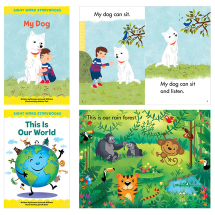 Sight Word Storybooks Set 2, 6 Books