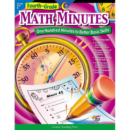 Math Minutes Book, Grade 4