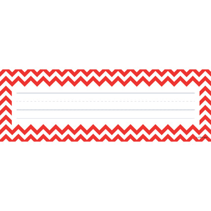 Chevron Solids Name Plates, 36 Per Pack