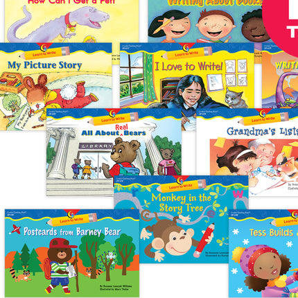 Learn to Write Variety Pack, Grade K-1, 12 Titles