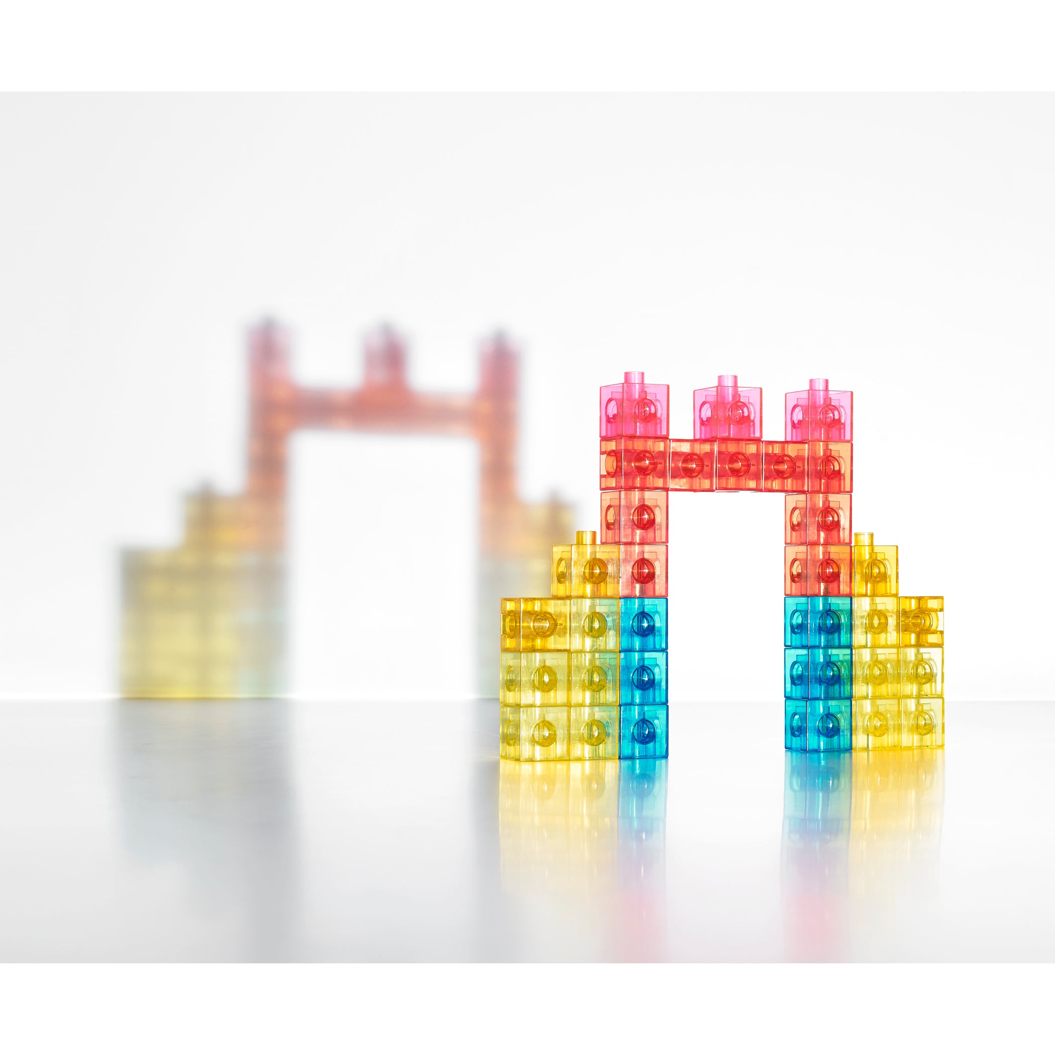 Translucent Linking Rings Translucent Linking Cubes - Set of 100 - 0.8 Inch – ES School Supply