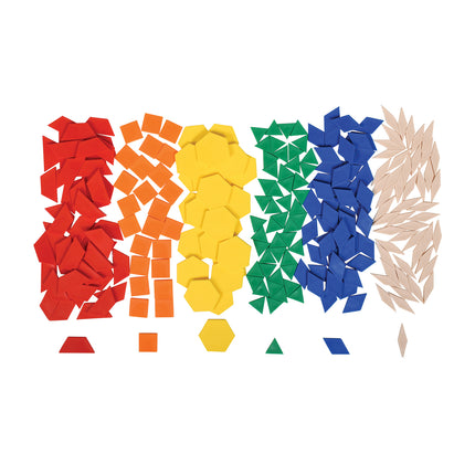 Pattern Blocks - Plastic - Set of 250