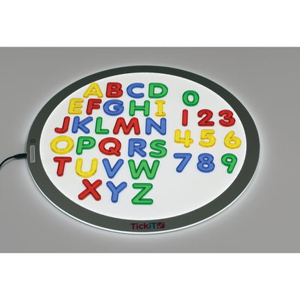 Transparent Letters and Numbers - Mini Jar - Set of 36