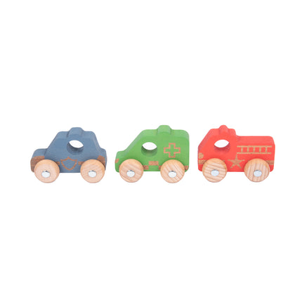 Rainbow Wooden Vehicles