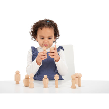 Wooden Community Figures - Set of 10 - For Ages 18m+