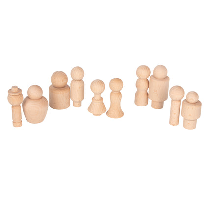Wooden Community Figures - Set of 10 - For Ages 18m+