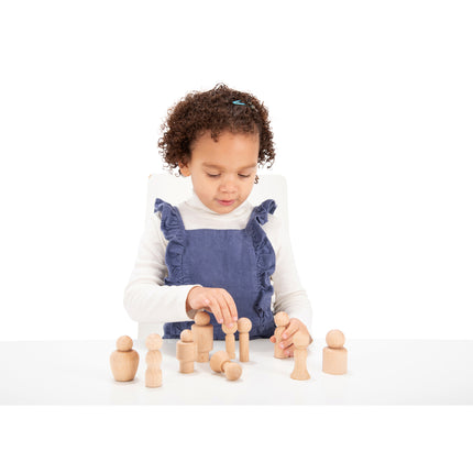 Wooden Community Figures - Set of 10 - For Ages 18m+