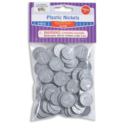 Play Coins - Nickels - Set of 100