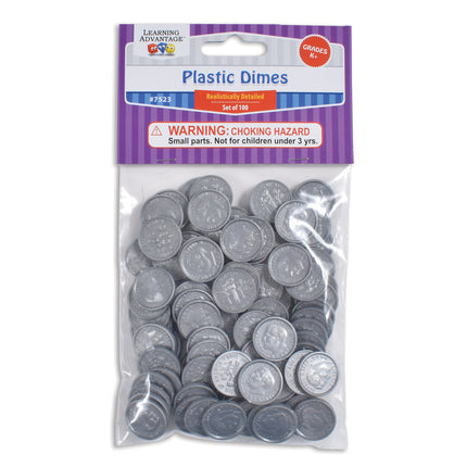 Play Coins - Dimes - Set of 100