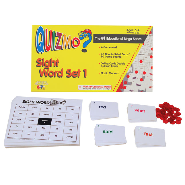 Quizmo Sight Word Set 1