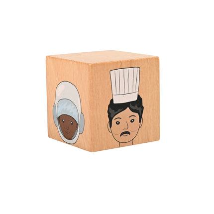 Career Mix N Match Wooden Blocks