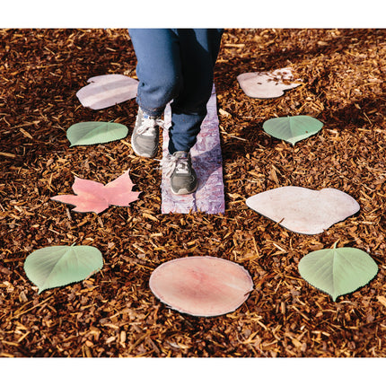Nature's Footsteps - Set of 15 Nature-Inspired Rubber Mats - Ages 3+