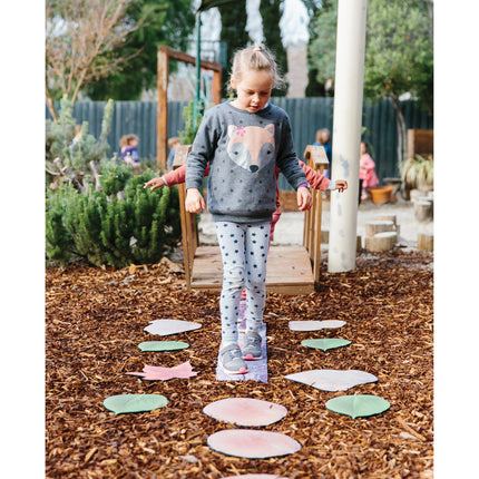 Nature's Footsteps - Set of 15 Nature-Inspired Rubber Mats - Ages 3+