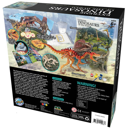 Extreme Dinosaurs of the World - For Ages 6+ - Create and Customize Models and Dioramas - Study the Most Extreme Dinosaurs