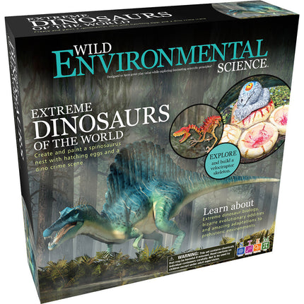 Extreme Dinosaurs of the World - For Ages 6+ - Create and Customize Models and Dioramas - Study the Most Extreme Dinosaurs