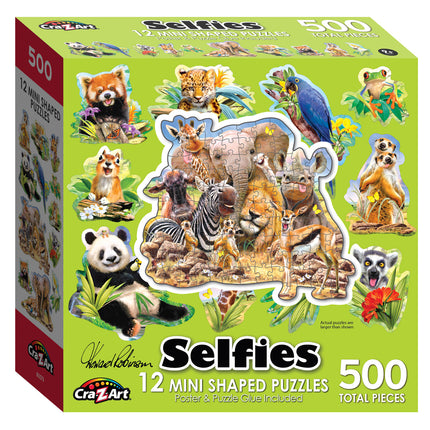 Jungle Selfies Minishaped Puzzle St