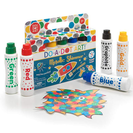Dot Markers, Metallic Shimmer, 5-Pack